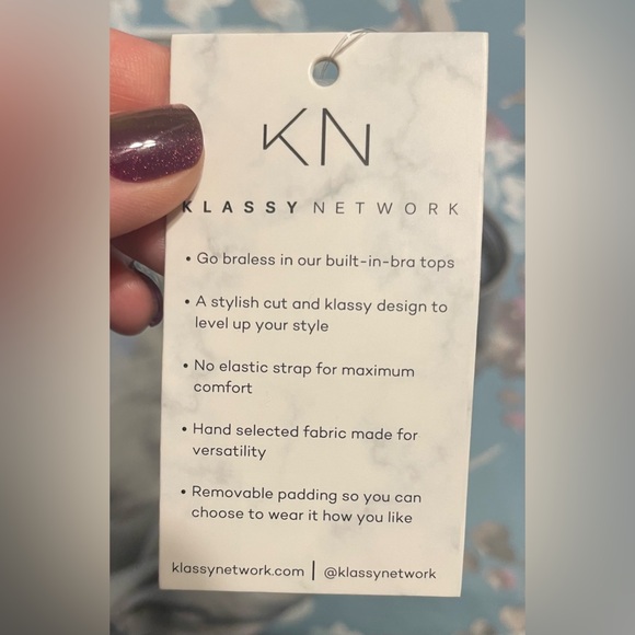 Klassy Network Halter Brami Crop, Grey - Picture 4 of 4